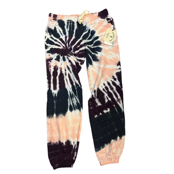 NWT $158 Electric & Rose Vendima Tie Dye Pink Purple Sweatpants Joggers Size XS - Picture 2 of 7